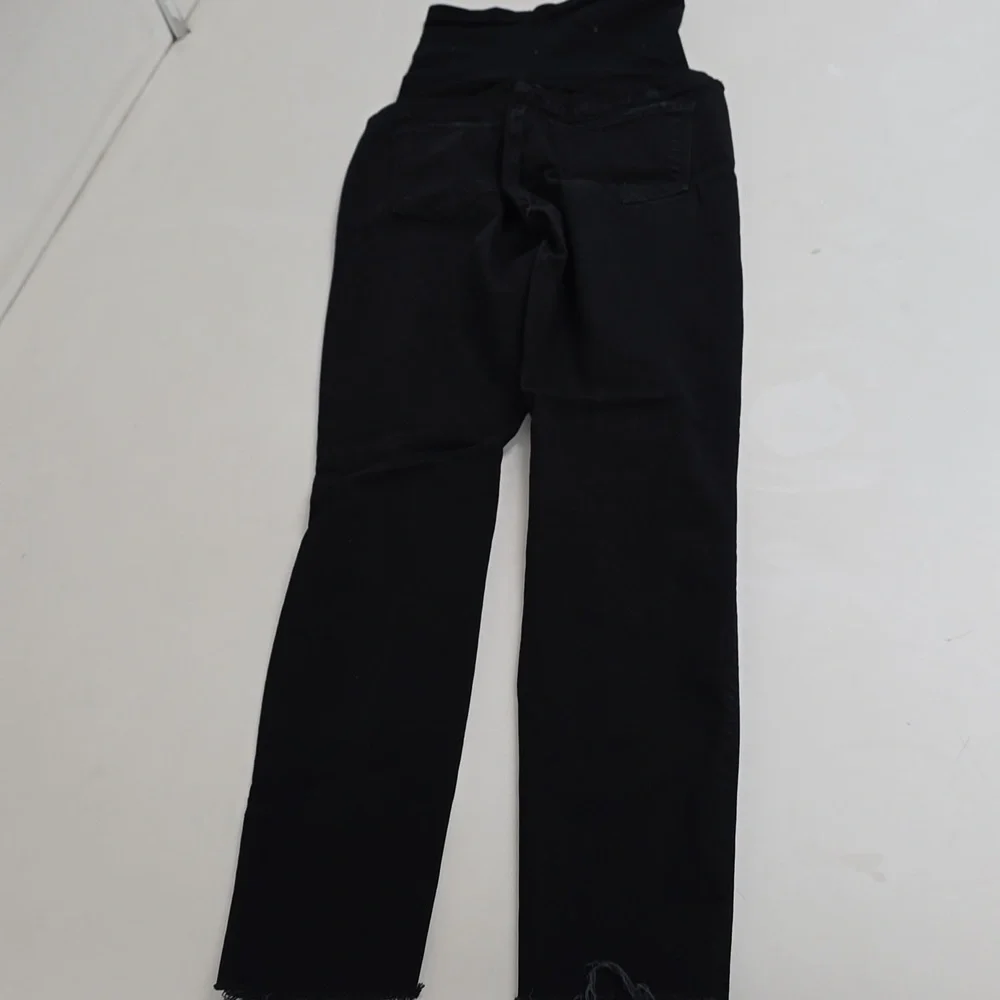 5/$100 Mother The Looker Ankle Fray Jeans in Guilty As Sin (Maternity)